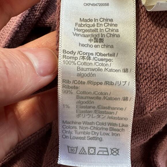 Madewell Dip-Dye (Re)sourced Cotton Swing Sweatshirt XXL - Picture 5 of 9